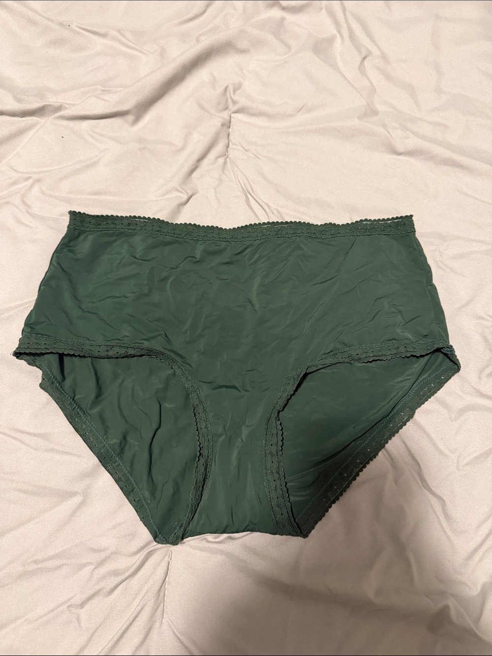 aerie Girls' High-Waist Briefs in Forest Green